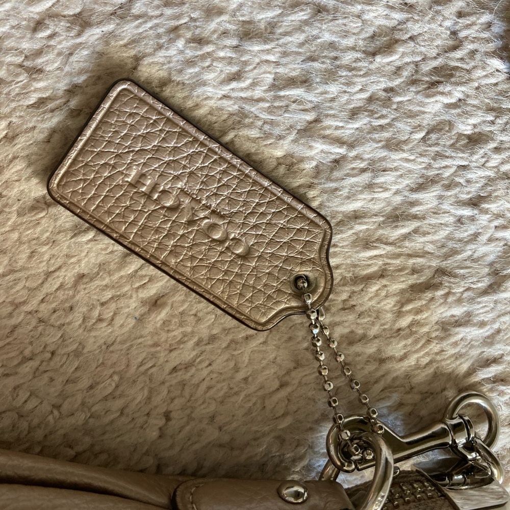 Coach metallic leather crossbody bag F39207 - Picture 5 of 9